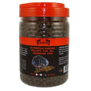 Orca Hi-Protein Sinking Pellets Small Size 500g